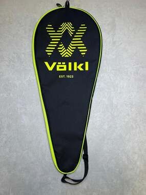 Volkl Tennis Racket Full Cover Case Black and Neon Yellow
